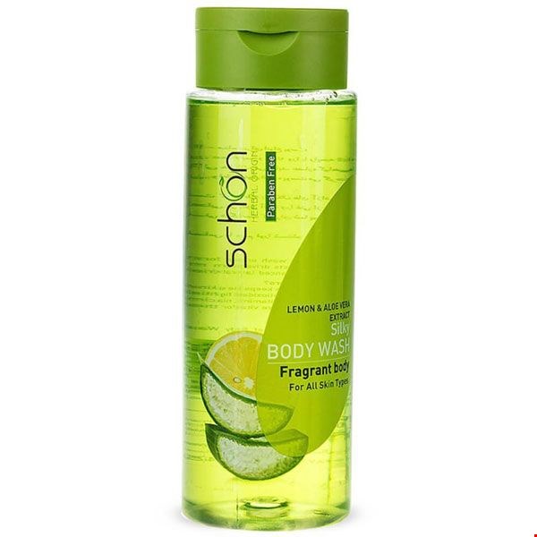 شامپو بدن لیمو و آلوئه ورا شون 420 میل|Schon Lemon and AloeVera Body Wash 420ml