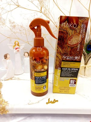 اسپری دو فاز مدل روغن آرگان پروتئین حجم 250 میل برند راکو RAKO اصلی