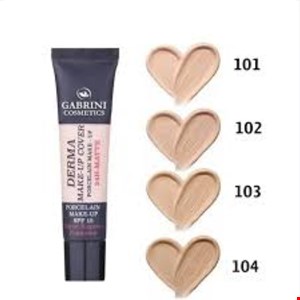 کرم پودر گابرینی اصل مات 24 ساعته درما DERMA